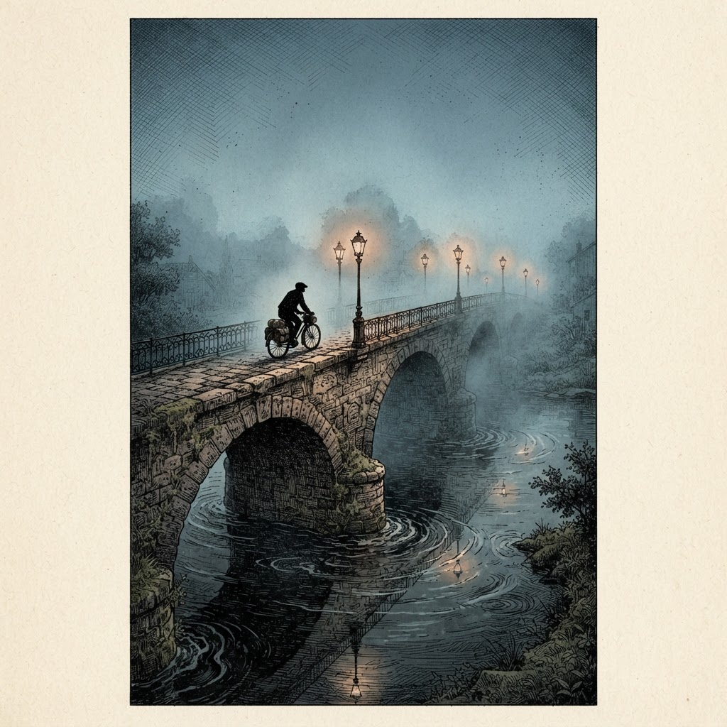 Cover of Die Brücke im Nebel