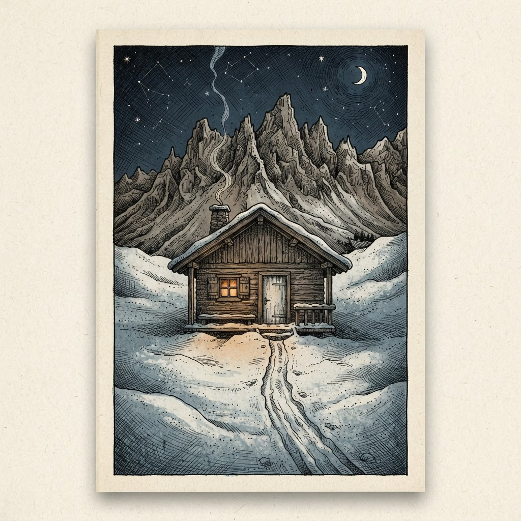 Cover of Die Hütte im Schnee